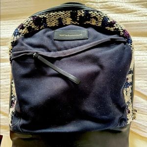 Want Les Essentials Navy and Tweed Backpack